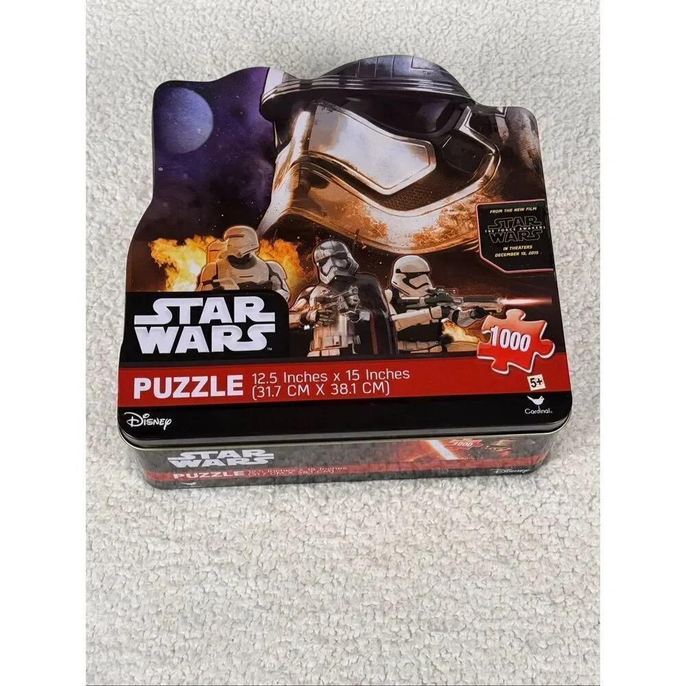 Disney Star Wars The Force Awakens 1000 Piece Jigsaw Puzzle - Collectible Tin